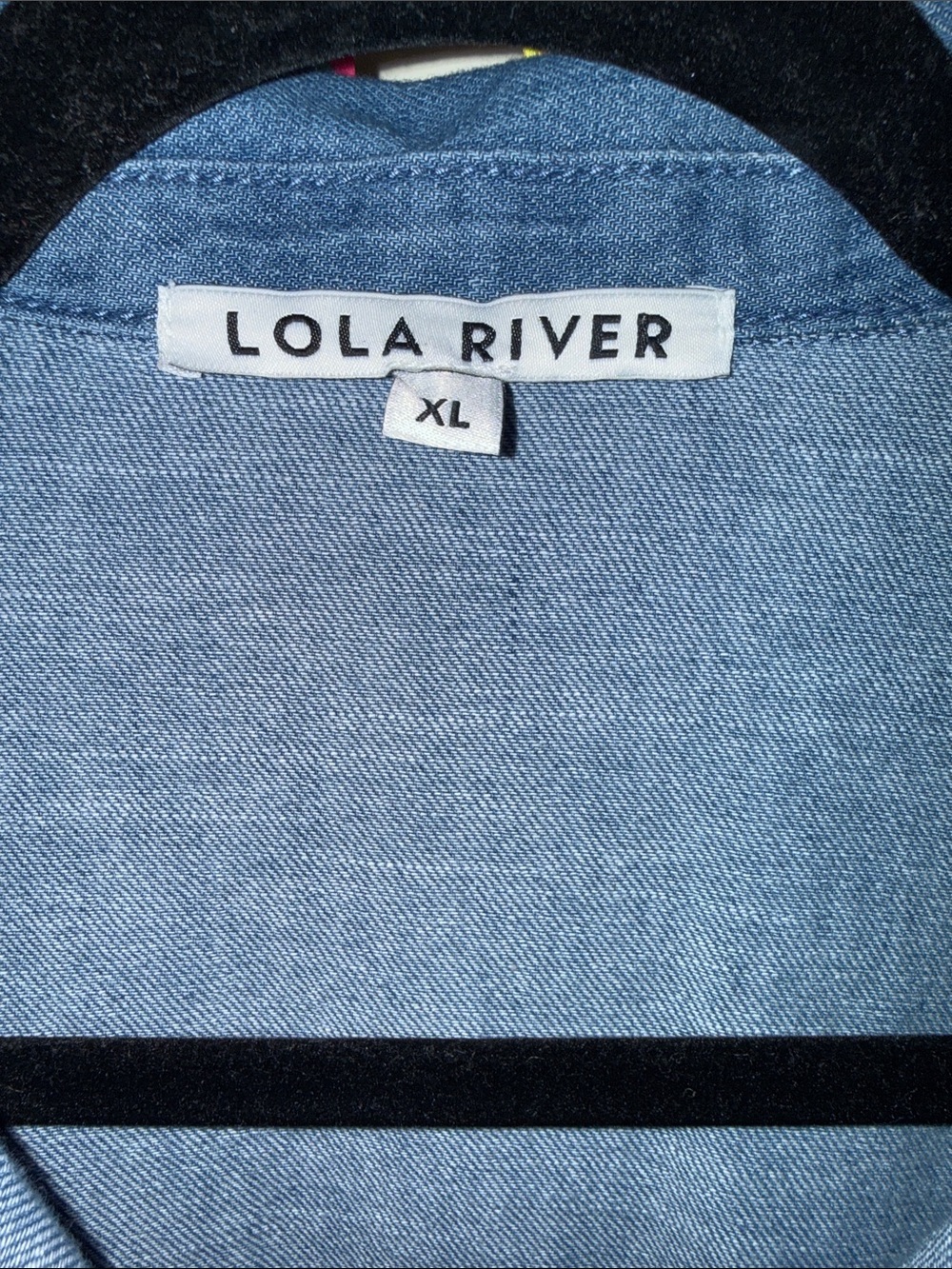 Lola River Blue Denim Button-Front Shirt Jacket - flash birthday sale! - Picture 2 of 7